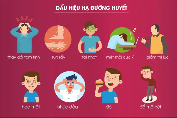 ránh gặp phải dấu hiệu hạ đường huyết